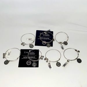 Brand new neverworn Alex and Ani Energy Bracelet’s Sisterhood Sororities. Alpha